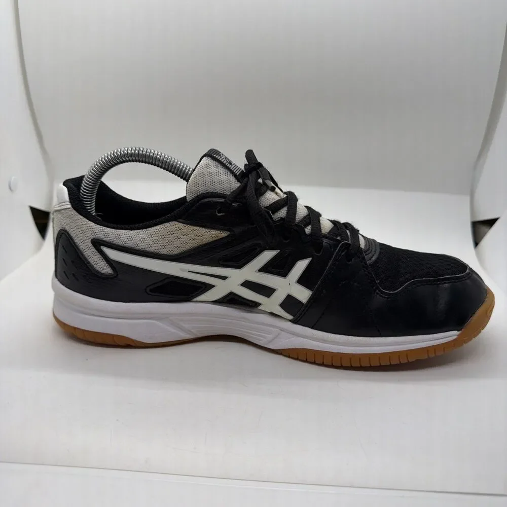 Asics Shoes Womens 9 Gel Upcourt 3 Volleyball Shoe 1072A031 Laced Up Black Slip